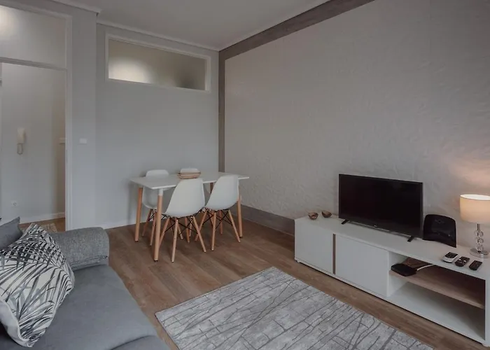 1br W/ Ac Near Palacio De Cristal Lägenhet Oporto